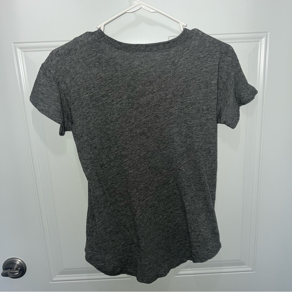 MADEWELL Women's Gray Whisper Cotton Rib-Crewneck Tee XXS - Picture 11 of 11
